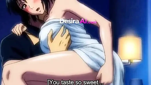 Üvey anne 3 boyutlu animasyonda üvey oğlu tarafından arkadan sert sikiliyor ai hentai