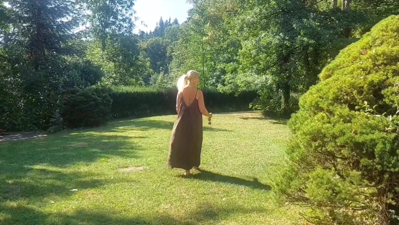 Mature Blonde Wife Enjoys Her Day