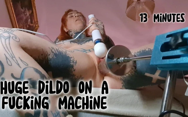 13 dakika canavar dildo seks makinesi