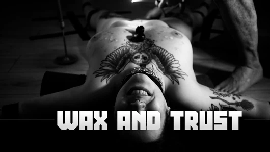 Sin BDSM seansı için bana ateşle güvendi - ağda oyunu