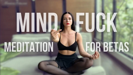 Brat Domme Mindfuck Meditation - Brainwash & Ruin Your Cock in Lotus Pose
