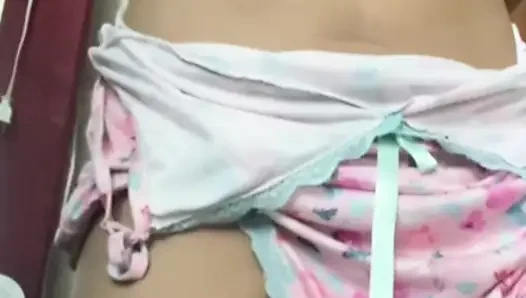 TEEN 18 IN PAJAMAS. Masturbation