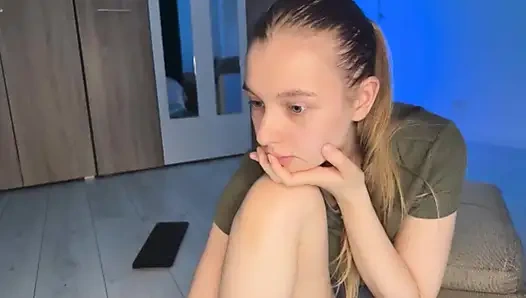 Cumming in the public gym