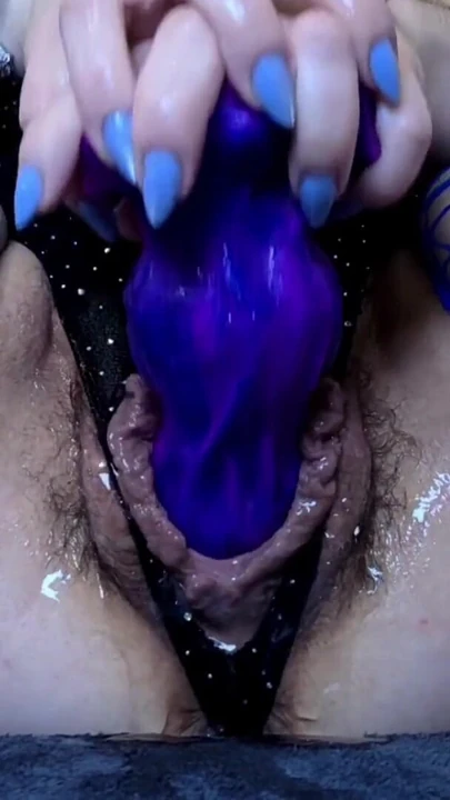 Edge With Mommy - Purple Vibe,  Dildo & Hands | Clip 1