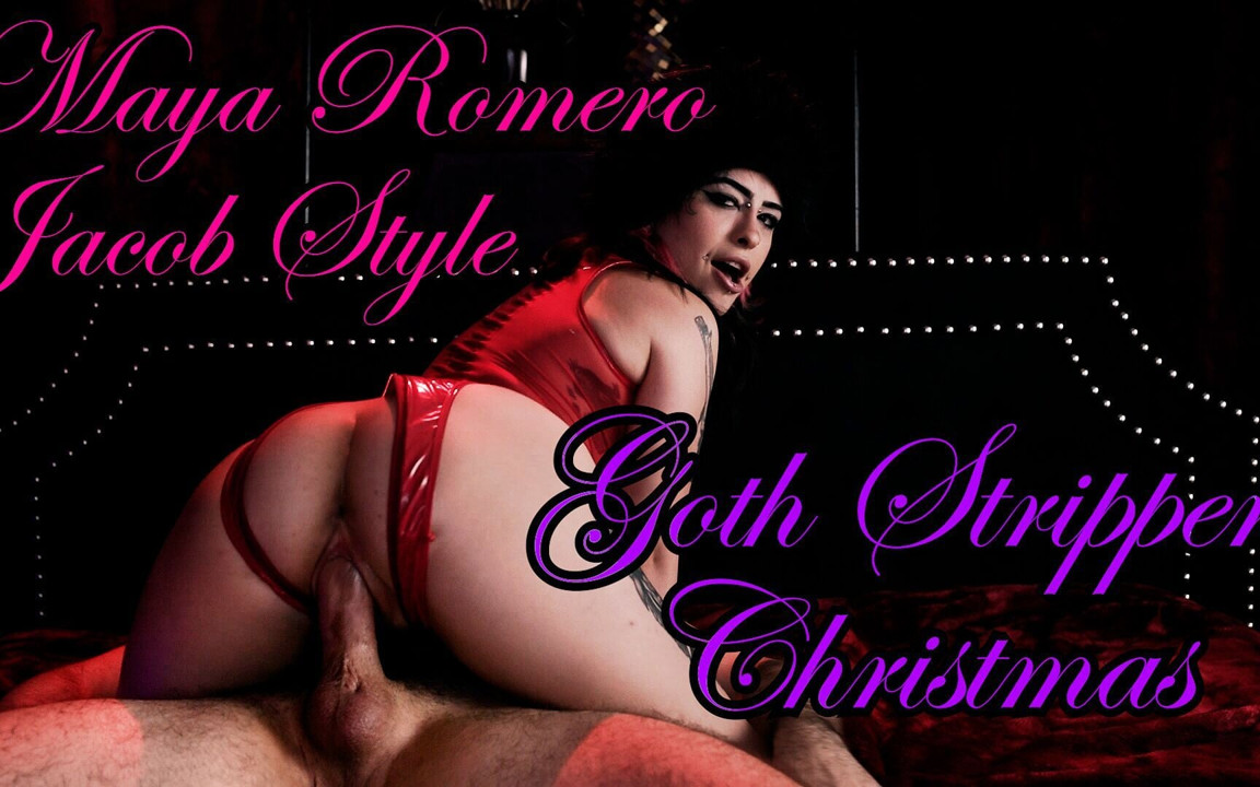 Maya Romero ve Jacob Style - gotik striptizci Noel