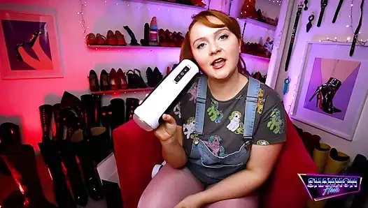 Tam otomatik boytoy incelemesi, büyük şok 'dönen itme ahizesiz mastürbatör' - shannon topuklu ayakkabılar