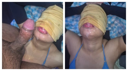 Sevimli üvey kız kardeş tarafından en iyi derin gırtlağına kadar sakso çekiyor ve ağzına boşalıyor full hd