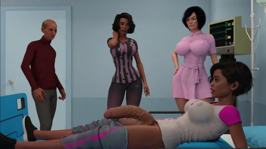 Hemşire Hepls Gwen büyük transeksüel yarağıyla sert kremsi elle muamele ile büyük boşalmayı serbest bırakıyor