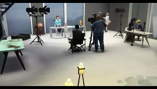 Siyah kapıcı sikikleri sarışın muhabir