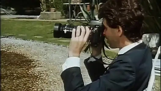 Bahçede klasik grup seks partisi