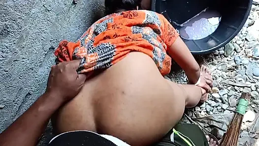 Bangla sound Outdoor bathroom my bhabhi and me new video enjoy