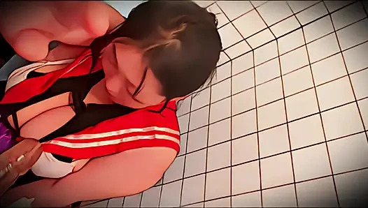 Denizci Sumomo Sun'a afrodizyak sperm enjekte ediyor.