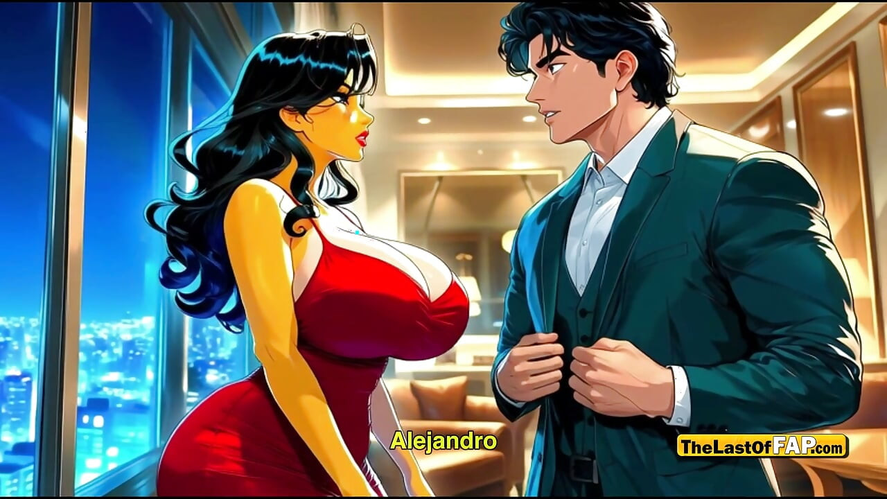 Aldatan Ateşli Hotwife MILF Kendisini Şirket Ödülü Olarak Sunuyor