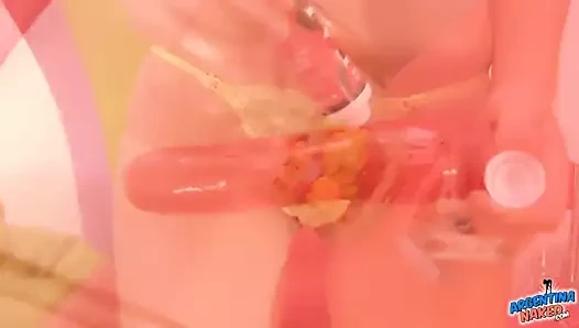 harap kedi milf onu kedi içine çikolata şeker ekleme