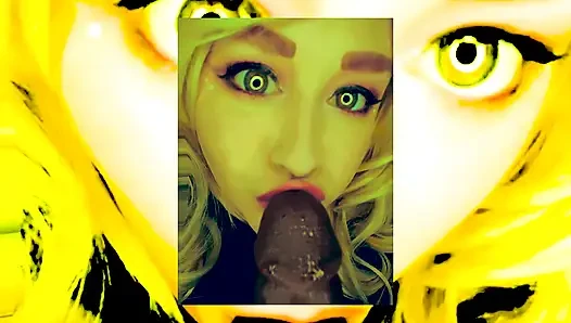 Kadın kılıklı yarak emme büyüleyici geleceğin gelişmiş
