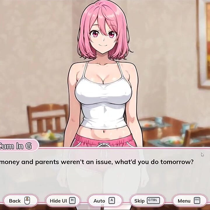 Üvey kız kardeşimle Yalnız Tabu Hentai Oyunu Bölüm 1 Üvey kız kardeşinin iç çamaşırını görünce bir ziyafet oluyor!