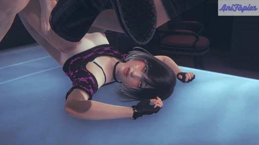 Petite Goth Girl Hard Fucked - 3D HENTAI