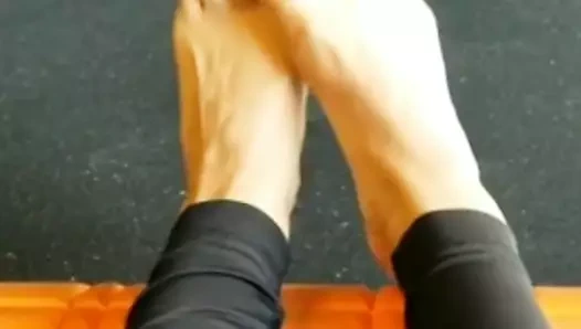 Güzel büyük bunyonlarla muhteşem ayaklar