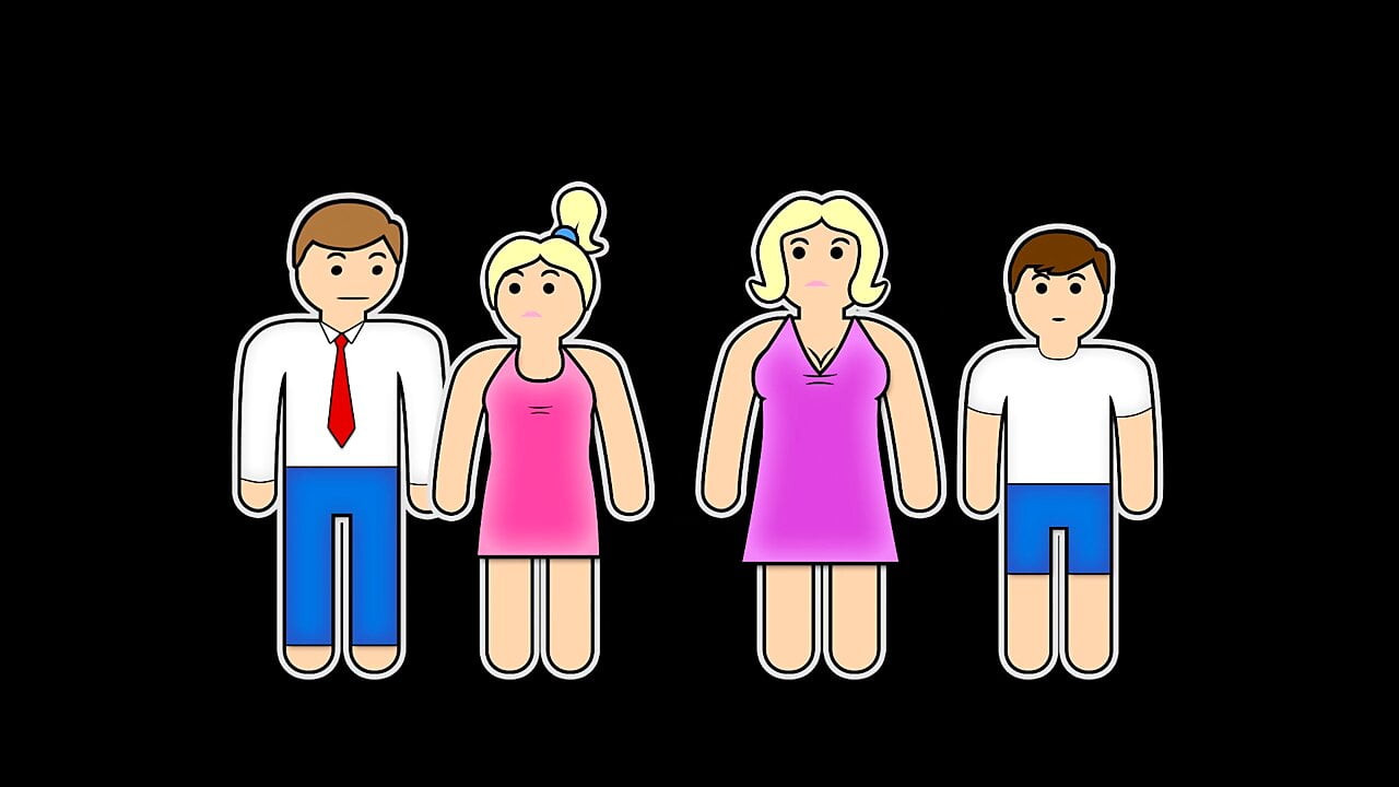 Olgun anne saatler üvey oğlu ve kızı fuck ve atlar içinde
