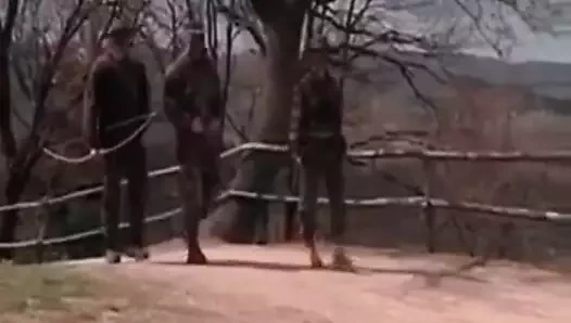 Gangbang Archive fantasy MILF orgy with 4 army guys