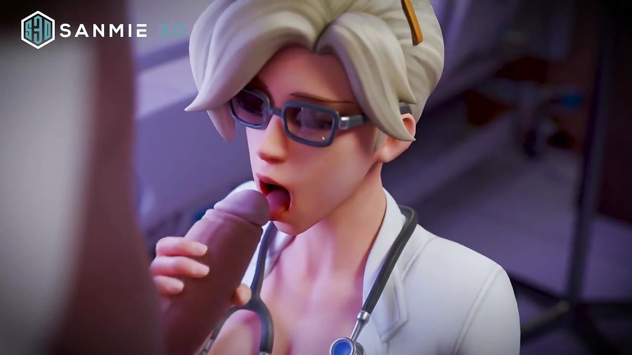 Overwatch'tan Mercy ile ateşli sakso