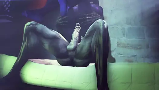 Kraliçe nualia becerdin tarafından bir canavar