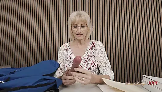 Busty Mature GILF Teacher Morgan Shipley Wants to See You in Her Office