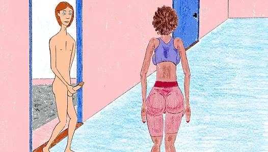 Mrs johnson buck büstü bir fındık saatler