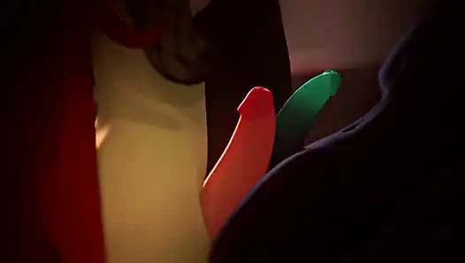 Sledge ve Sam bir restoranda meşgul oluyor (tüylü seks)