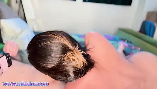 Mianins ve Pantera Belga ile kremsi oral seks