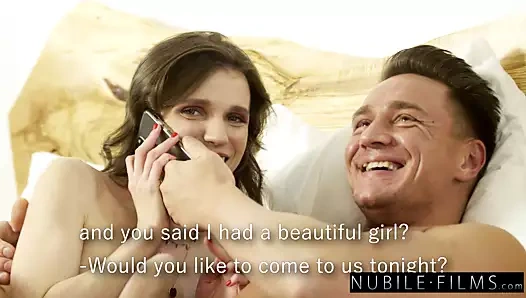 Şehvetli üçlü ile minyon esmer nelya Ürdün