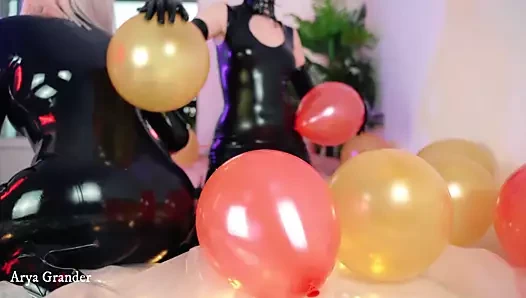 Hava balonları kaçık fetiş