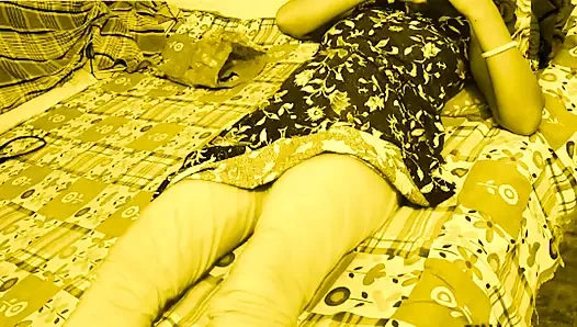 Cute Milf Desi Bhabi Seduced By Big Dick Devar in her bed room.