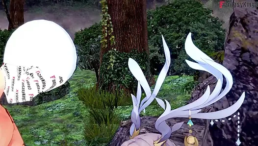 Lauma ateşli oral seks - Genshin Impact