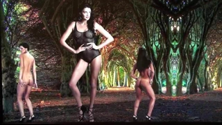 2 seksi kızlar sanat striptiz ve çıplak dans