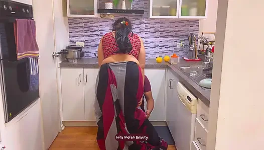 Saree Sex - Loud Pussy Eating - Hardcore Face Fucking and Missionary with Devar Husband's Brother