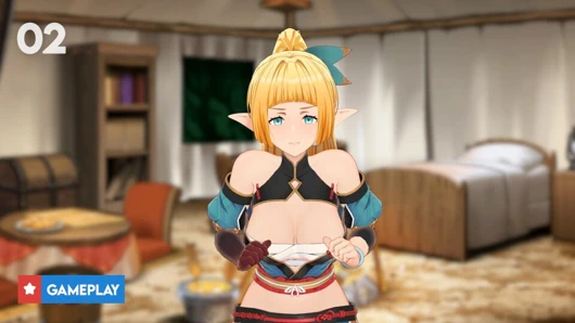 Vluchten, mijn elven ninja! 3D-gameplay deel 2 - Lizets training en verkenning begint