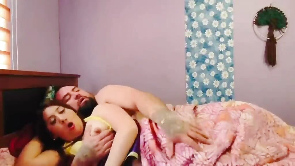 My stepfather and I fuck really hard and wildly until he cums inside me.