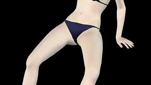 Animasyonlu 3 boyutlu porno - çok güzel kız orgazm olana kadar muzla mastürbasyon yapıyor