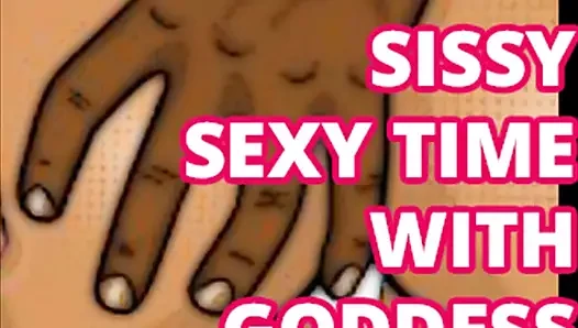 Sadece ses - tanrıça lana ile kadın kılıklı seksi zaman
