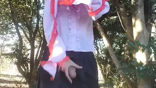 Nagae Iku Japanese Cosplay Public Masturbation