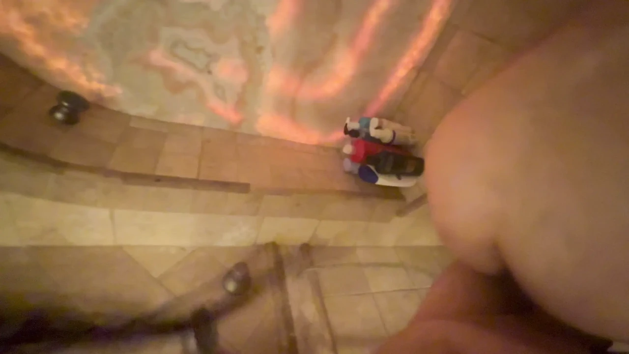 Granny anal n shower