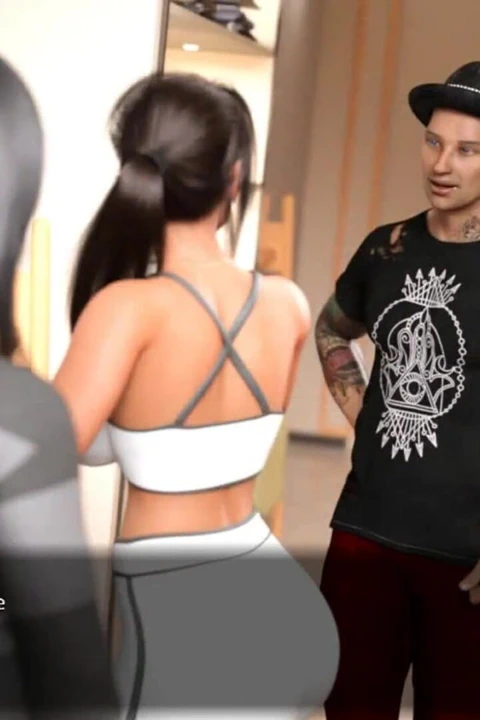 Lisa: Giyim mağazasında iki seksi götlü kız ep.11