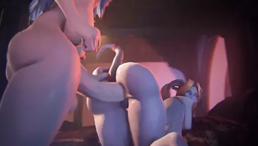 Alynisa busty draenei eğilir