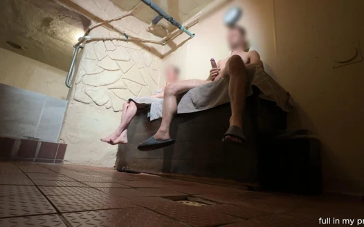 Naked Sauna Fun with My Friend Hot Redhead Girl with Her Tight Anal Vs My Big 9inch Dick