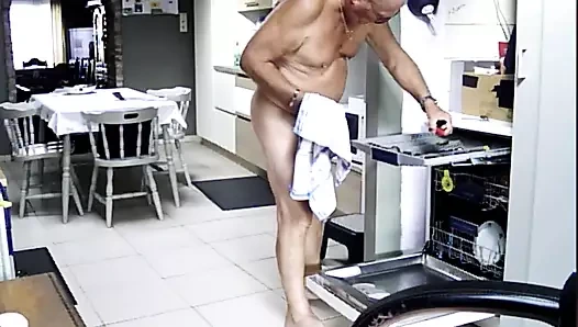 mutfakta büyükbaba inme