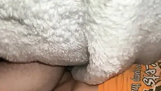 Sıkı amına boşalıyor