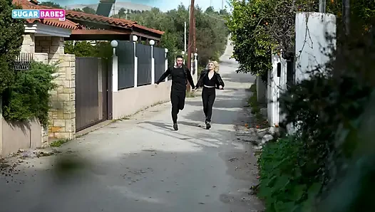 Christy White iki erkek bir kadın çılgın bundy ve romeo ile ırklararası üçlü grup seks