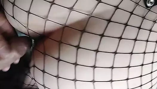 Milf gets asshole pounded like a drum