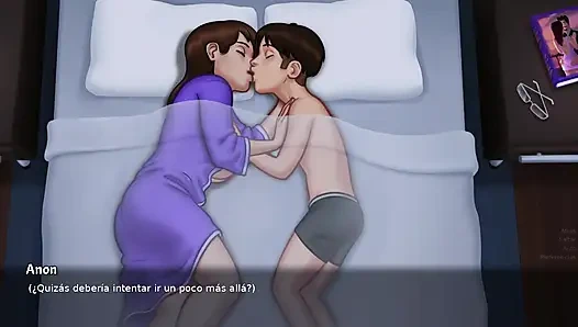 Aynı gece üvey anne ve üvey kız kardeşini sikiyor - yaz mevsimi efsanesi